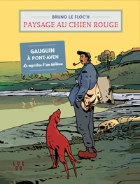 Paysage au chien rouge