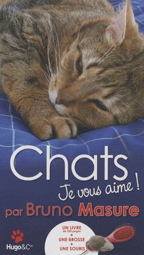 Bruno Masure - Chats je vous aime ! - Un livre + une brosse + une souris.