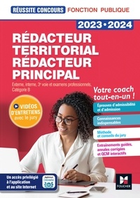 Bruno Rapatout et Brigitte Le Page - Réussite Concours - Rédacteur territorial/principal - 2023-2024 - Préparation complète.