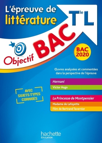 L'épreuve de littérature Tle L  Edition 2020