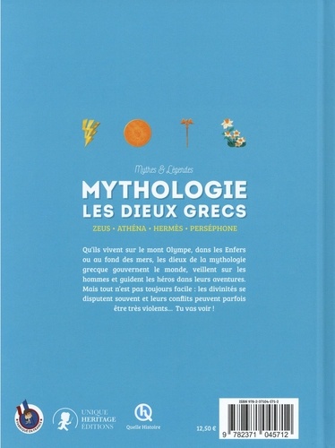 Mythologie Les dieux grecs. Zeus - Athéna - Hermès - Perséphone
