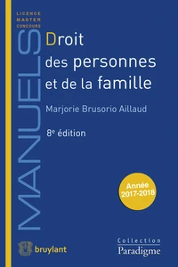 Droit des personnes et de la famille