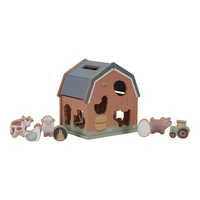 Boîte à formes en bois fsc - little farm