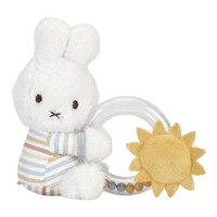 Hochet miffy avec anneau - vintage sunny