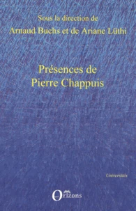 Présences de Pierre Chappuis