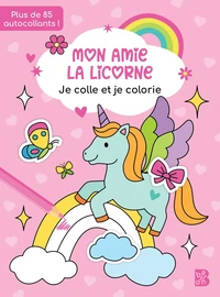 Mon amie la licorne - Je colle et je colorie
