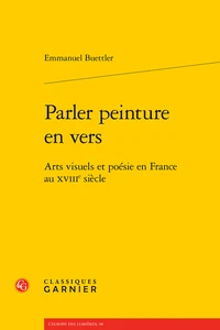 Parler peinture en vers