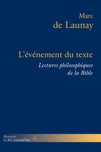 Lectures philosophiques de la Bible