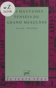 Les mauvaises pensées du "Grand Meaulnes"