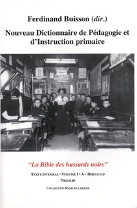 Nouveau dictionnaire de pédagogie et d'instruction primaire