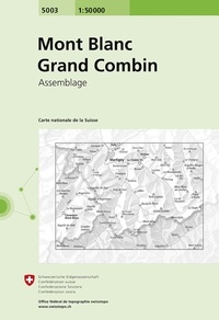  Bundesamt für landestopographi - Mont-Blanc Grand Combin - 1/50 000.
