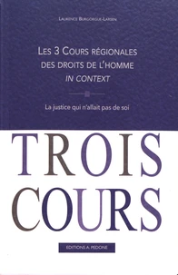 Les 3 cours régionales des droits de l'homme in context