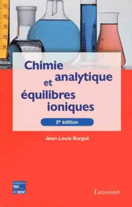 Chimie analytique et équilibres ioniques