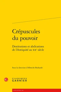 Crépuscules du pouvoir