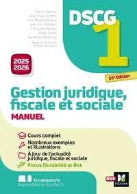 Gestion juridique, sociale et fiscale DSCG 1