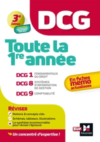 Toute la 1re année du DCG en fiches mémos