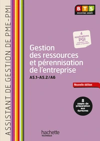 Gestion des ressources et pérennisation de l'entreprise (A5.1-A5.2/A6) BTS assistant PME-PMI 2e année