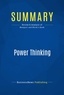  BusinessNews Publishing - Power Thinking - Review & Analysis of Mangieri and Block's Book.