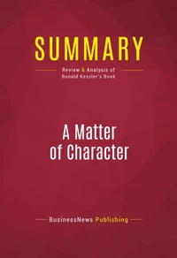 Summary: A Matter of Character