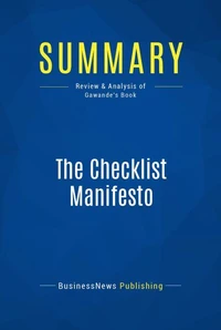 Summary: The Checklist Manifesto