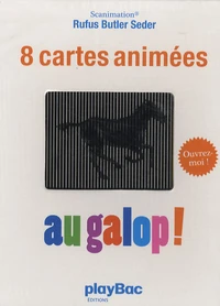 8 cartes animées Au galop !