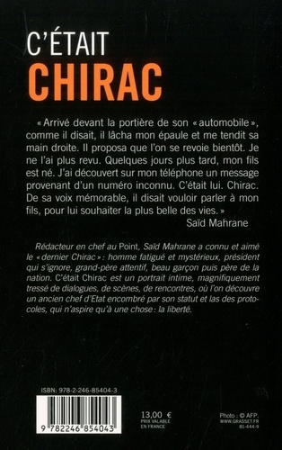 C'était Chirac - Occasion