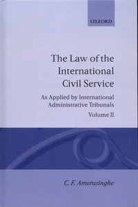 The Law of the International Civil Service