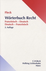 C-H Beck - Wörterburch Recht - Französisch-Deutsch/Deutsch-Franzosisch.