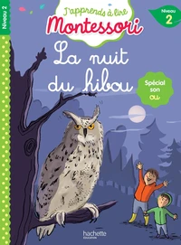 La nuit du hibou, niveau 2 - j'apprends a lire montessori
