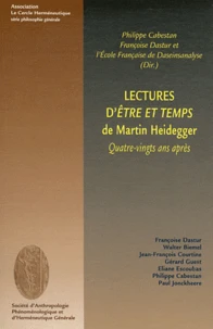 Lectures d'Etre et temps de Martin Heidegger