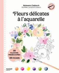Fleurs délicates à l'aquarelle