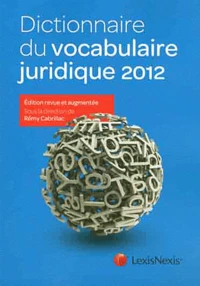 Dictionnaire du vocabulaire juridique