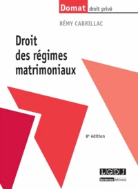 Droit des régimes matrimoniaux