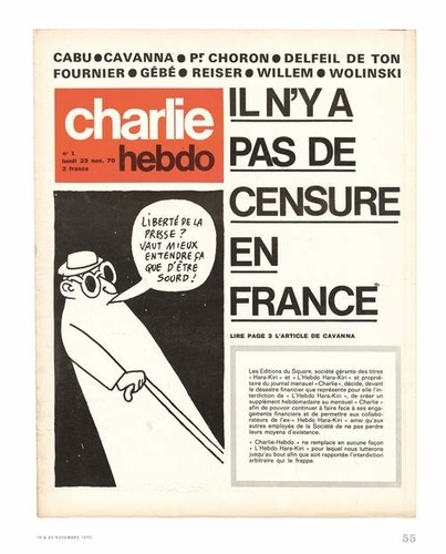 Charlie Hebdo. Les Unes 1969-1981