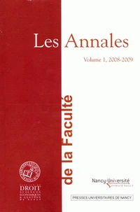 Les Annales de la Faculté de droit, sciences économiques et gestion de Nancy