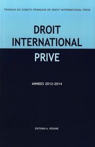Travaux du Comité français de droit international privé