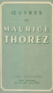 Œuvres de Maurice Thorez (13)