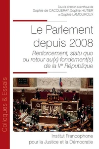 Le parlement depuis 2008