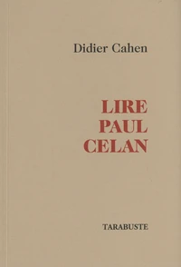Lire Paul Celan