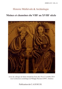 Moines et chanoines du VIIIe au XVIIIe siècle