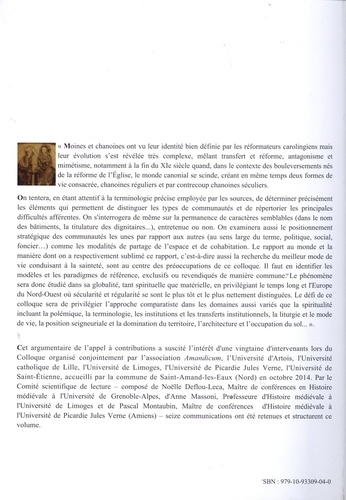 Histoire médiévale et archéologie N° 33/2019 Moines et chanoines du VIIIe au XVIIIe siècle
