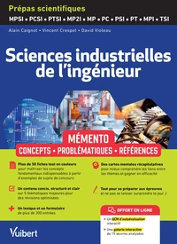 Sciences industrielles de l'ingénieur - MPSI-PCSI-PTSI-MP2I-MP-PC-PSI-PT-MPI-TSI