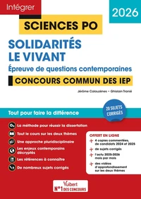 Sciences Po Solidarités - Le Vivant, Epreuve de questions contemporaines
