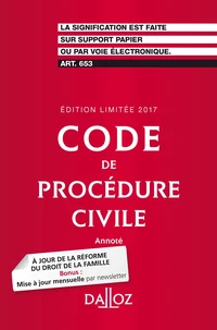 Code de procédure civile 2017