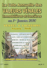 Valeurs vénales au 1er janvier 2010