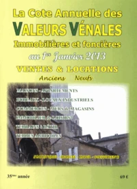 Valeurs vénales au 1er janvier 2013