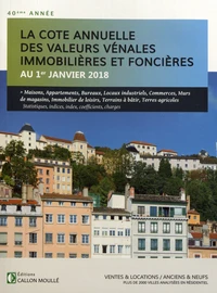 Valeurs vénales au 1er janvier 2018