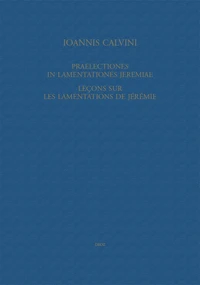 Leçons sur les Lamentations de Jérémie