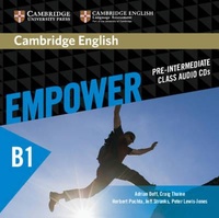 Adrian Doff et Craig Thaine - Empower B1 Pre-intermediate. 3 CD audio
