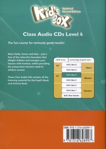 Kid's Box 4. Class Audio CDs 2nd edition -  3 CD audio